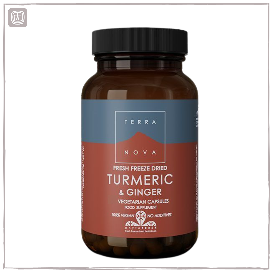 Terranova Turmeric & Ginger 50 capsules image 0