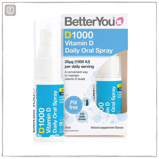 BetterYou Vitamin D 1000iu Oral Spray   100 doses