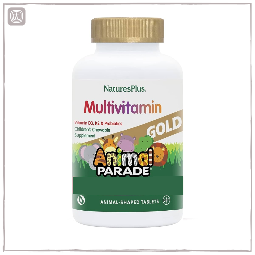 Nature's Plus Animal Parade Gold Multivitamin Tablets image 0