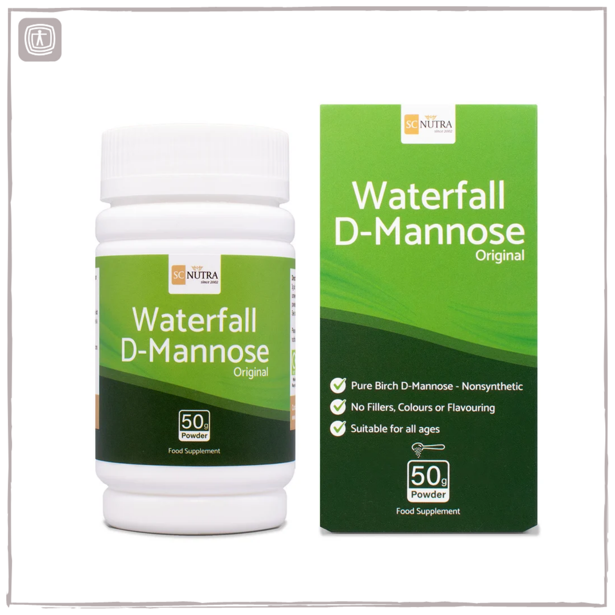 SCNutra Waterfall D-Mannose Original Powder 50g