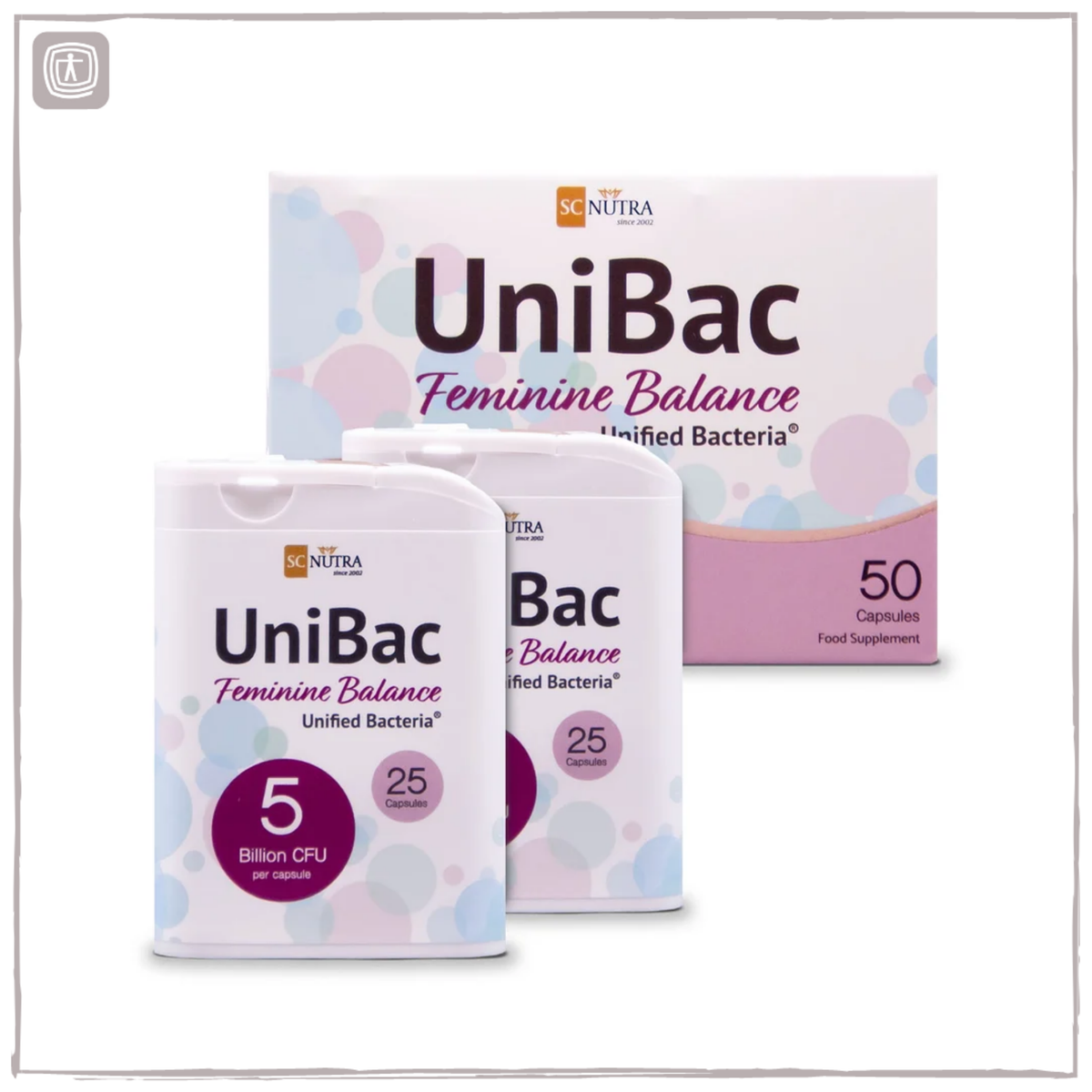 SCNutra UniBac Feminine Balance (50 capsules)